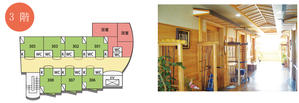 ガーデンプレイス南の里3階のご案内